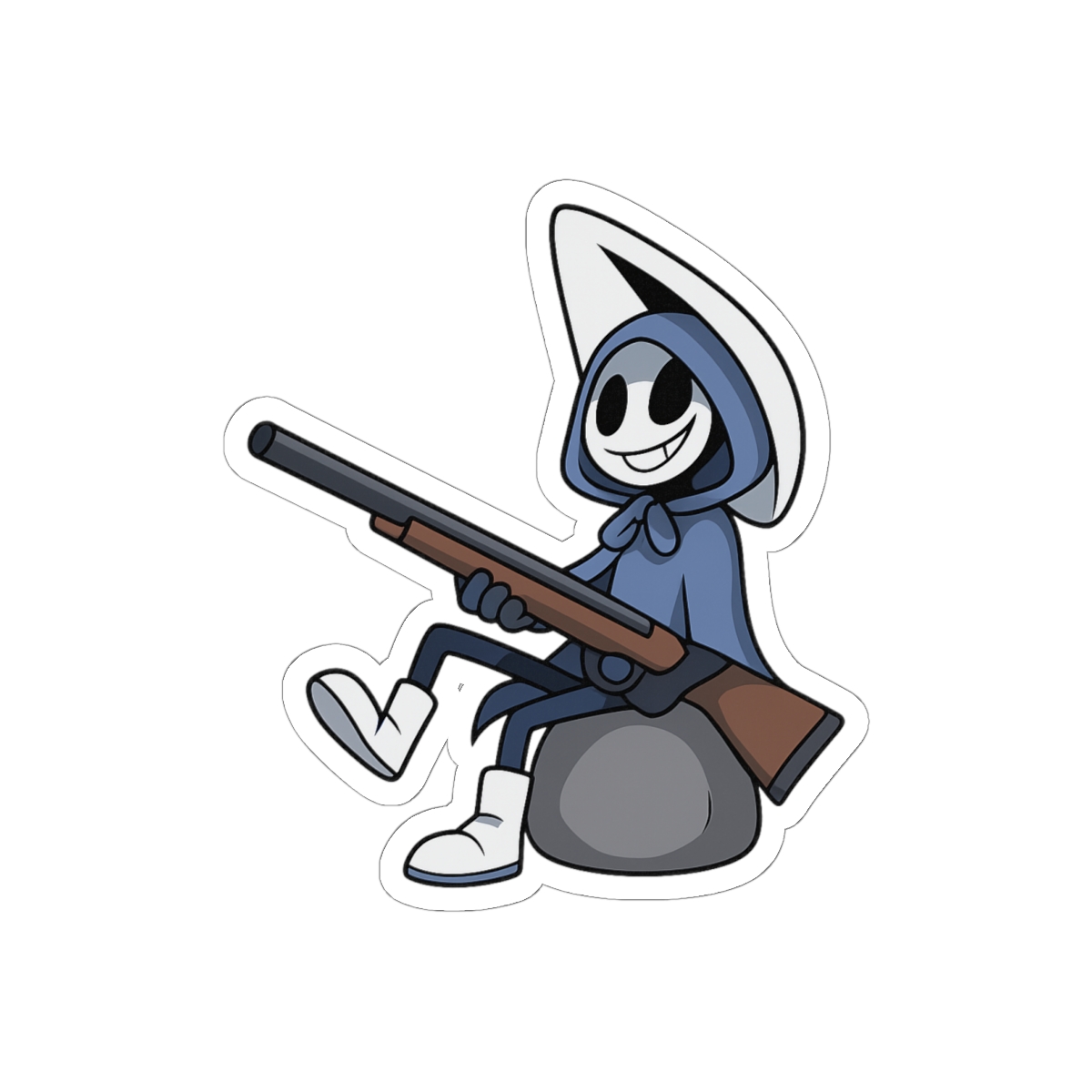 Hollow Knight Quirrel Sticker | Cute Gamer Vinyl Decal