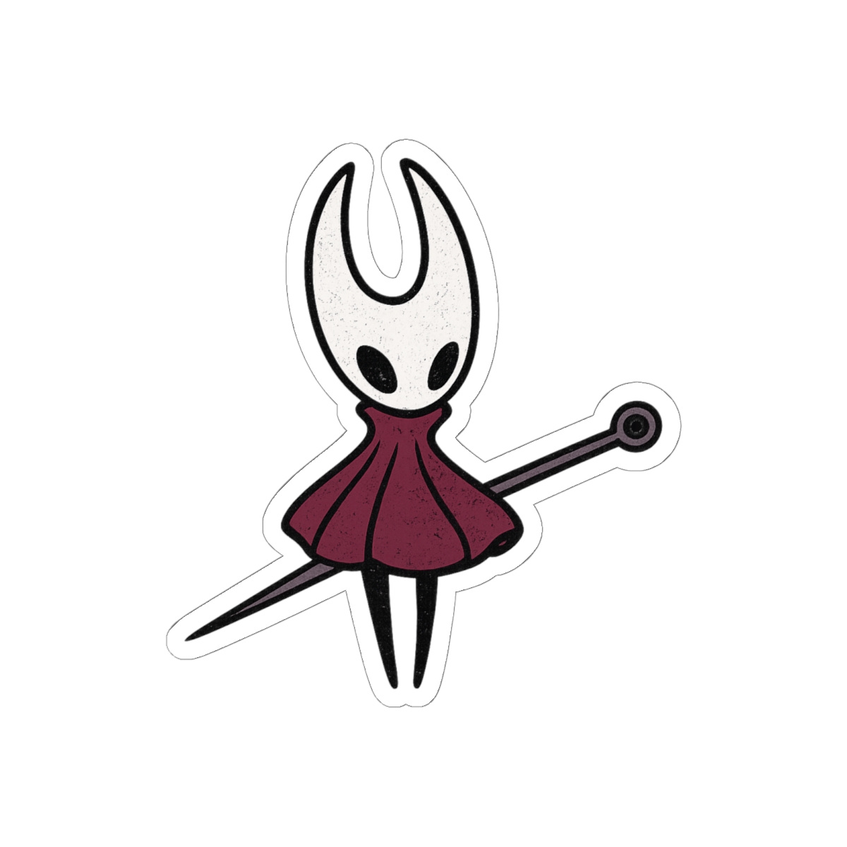 Hollow Knight Hornet Sticker | Bold Sentinel Vinyl Decal
