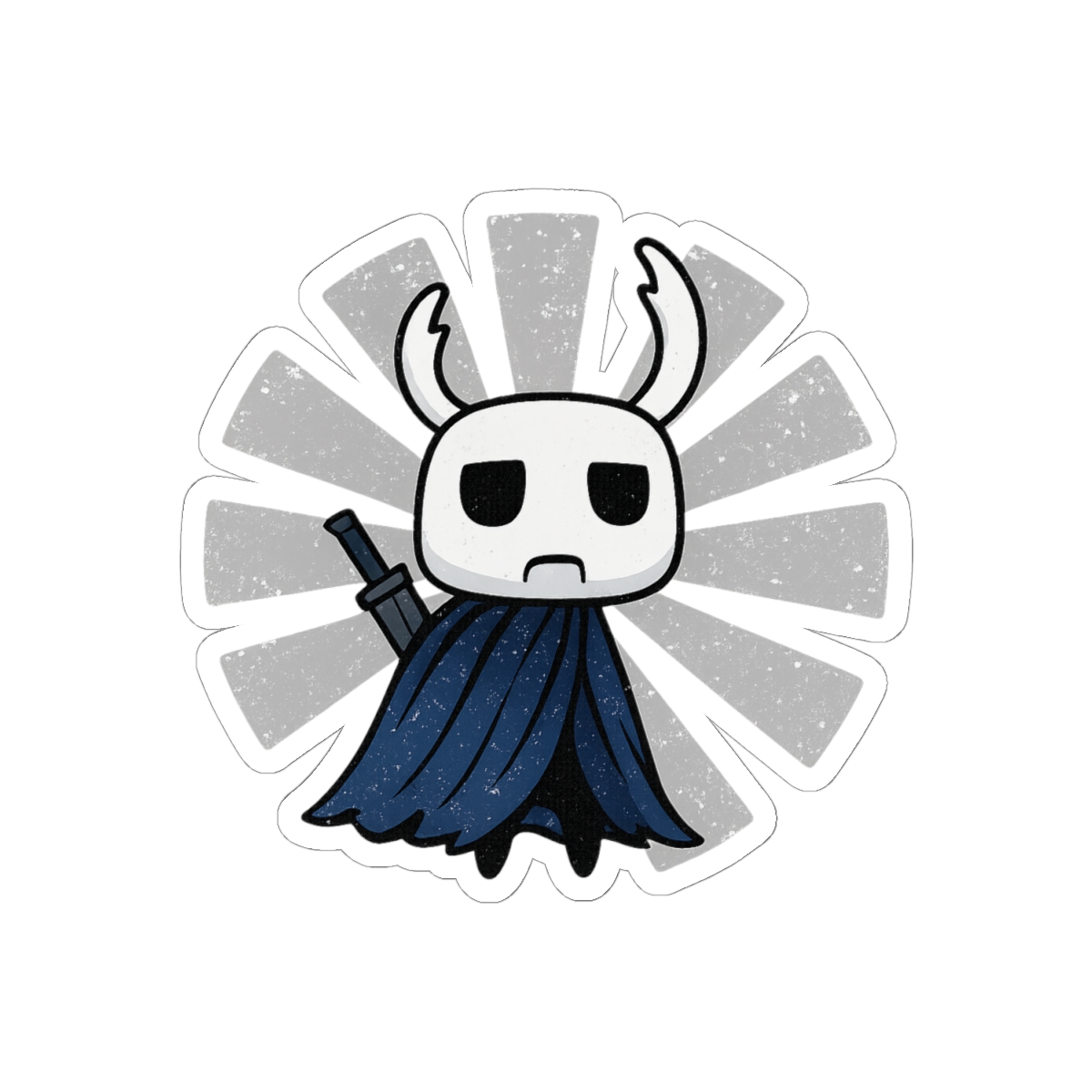 Hollow Knight Zote the Mighty Funny Sticker Decal - alternate angle 3, merchandise