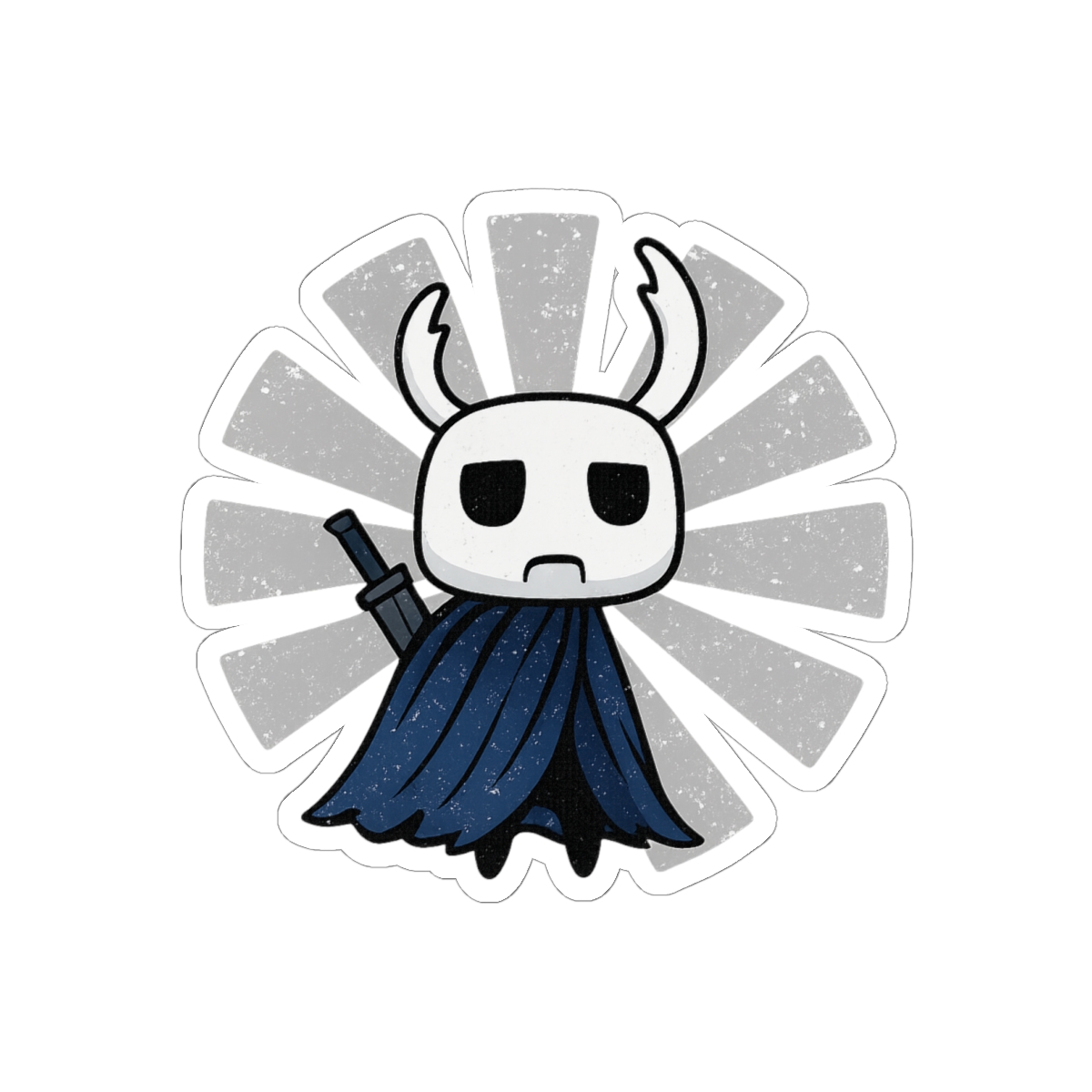 Hollow Knight Zote the Mighty Funny Sticker Decal - alternate angle 2, merchandise