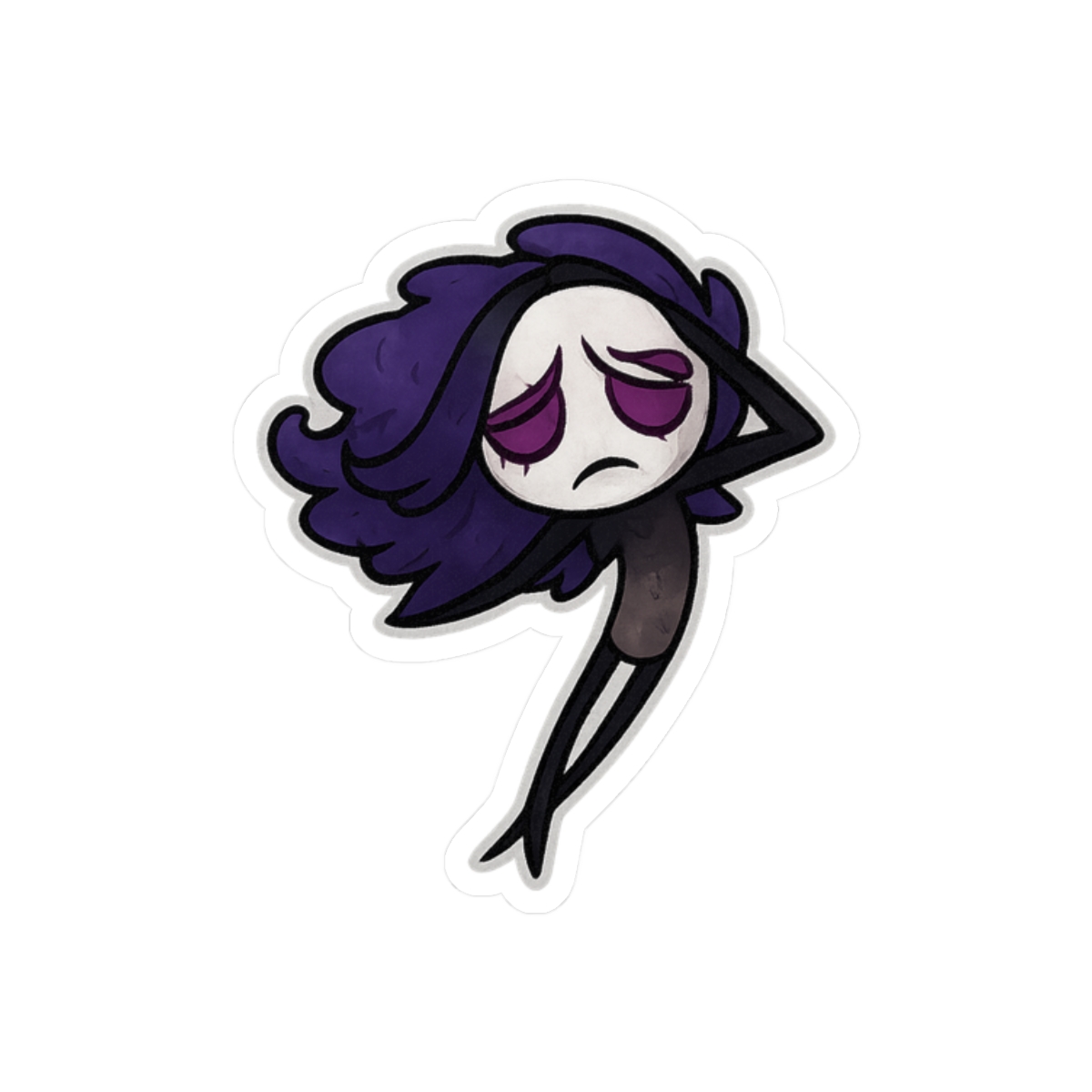 Tormented Trobbio Sticker | Funny Expressive Vinyl Decal - alternate angle 3, merchandise