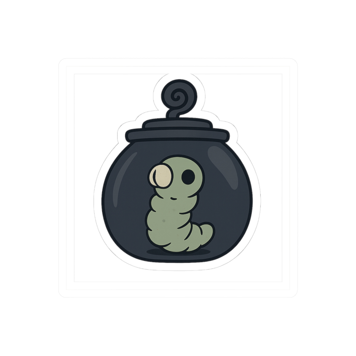 Grub in Jar Hollow Knight Sticker | Cute Vinyl Decal - Official Stickers merchandise