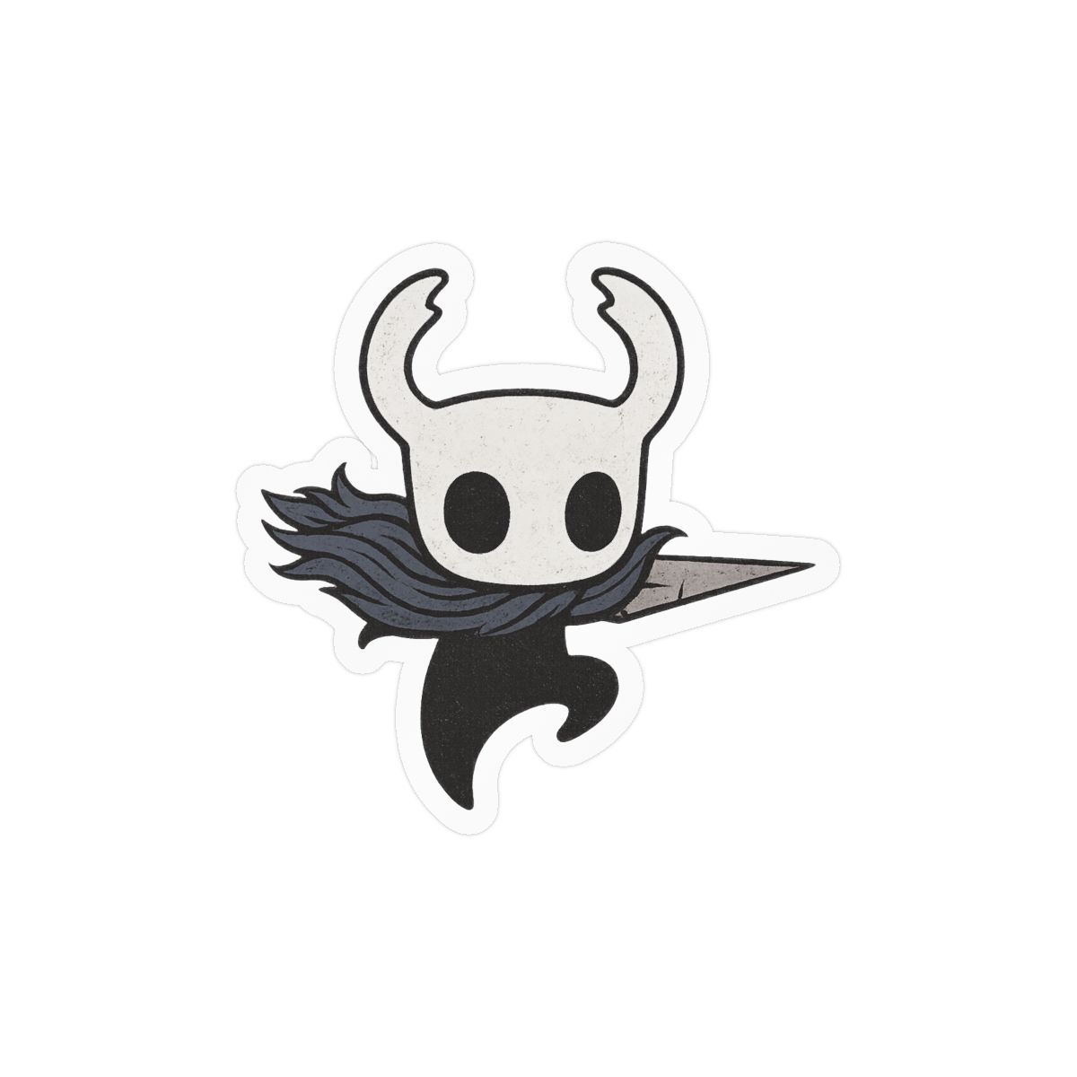 Hollow Knight Vinyl Sticker | Epic Gaming Decal - alternate angle 3, merchandise