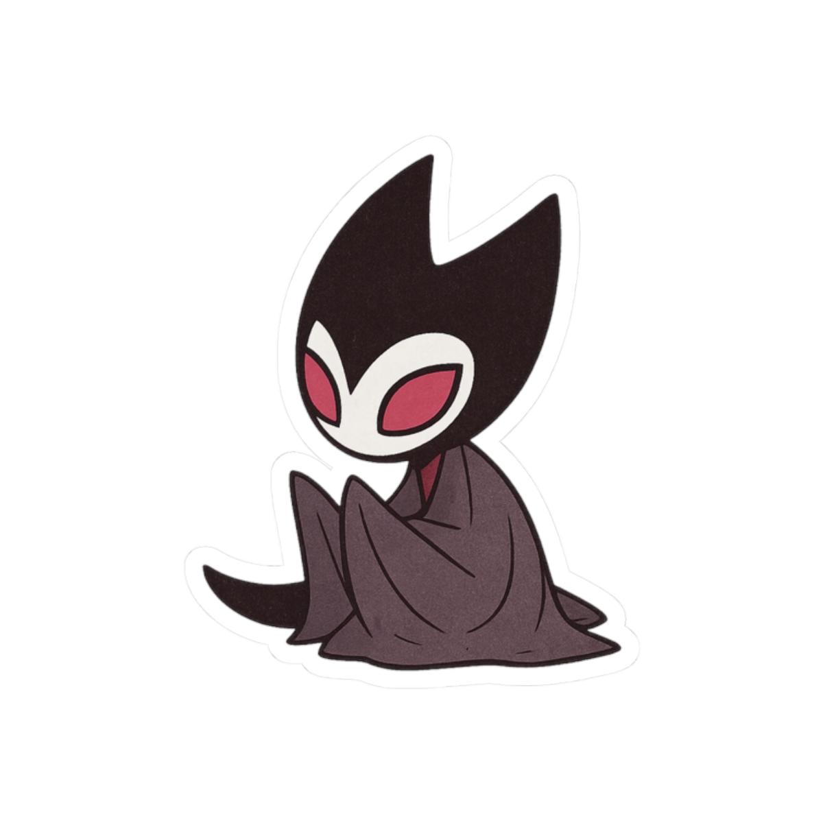 Hollow Knight Grimm Sticker | Fiery Nightmare King Vinyl Decal - alternate angle 3, merchandise