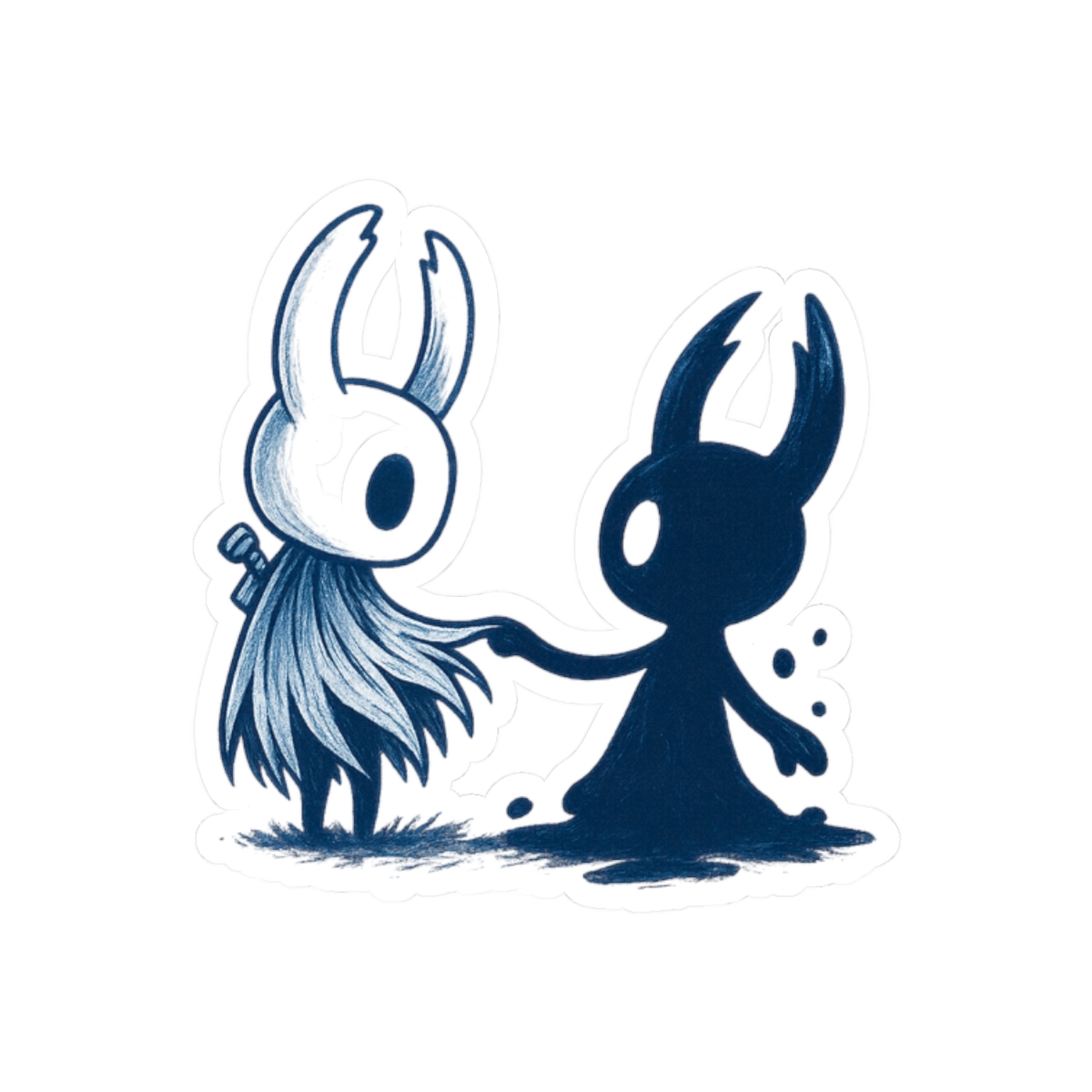 Hollow Knight Shade Ghostly Vinyl Sticker Decal