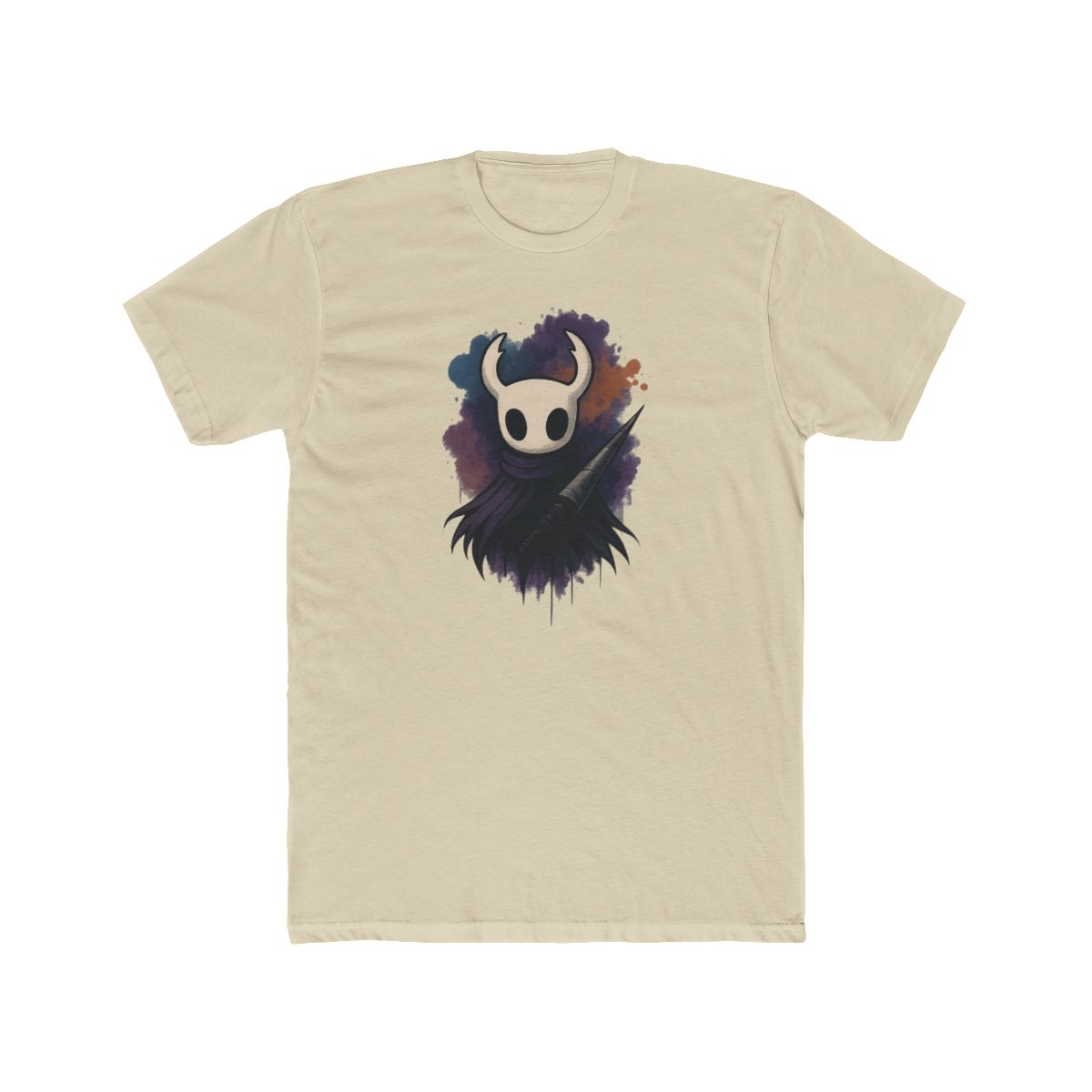 Hollow Knight Ghost Color Splatter T-Shirt - alternate angle 2, merchandise