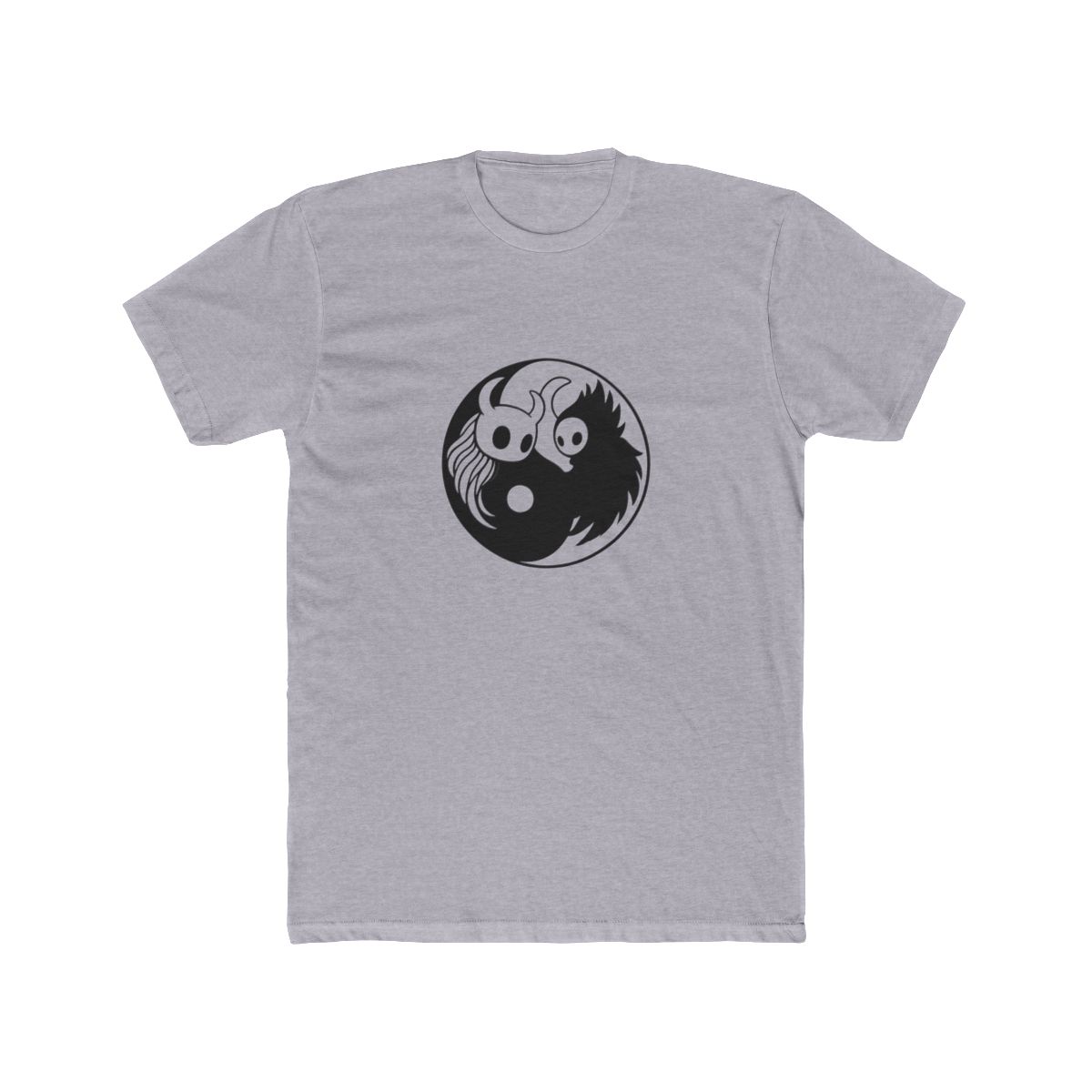 Hollow Knight Yin Yang Duality Minimalist T-Shirt - alternate angle 3, merchandise