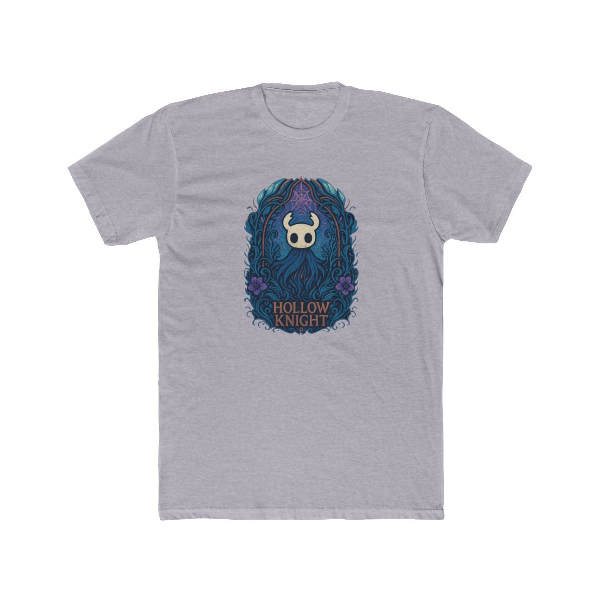 Hollow Knight Ghost Horned Mask T-Shirt