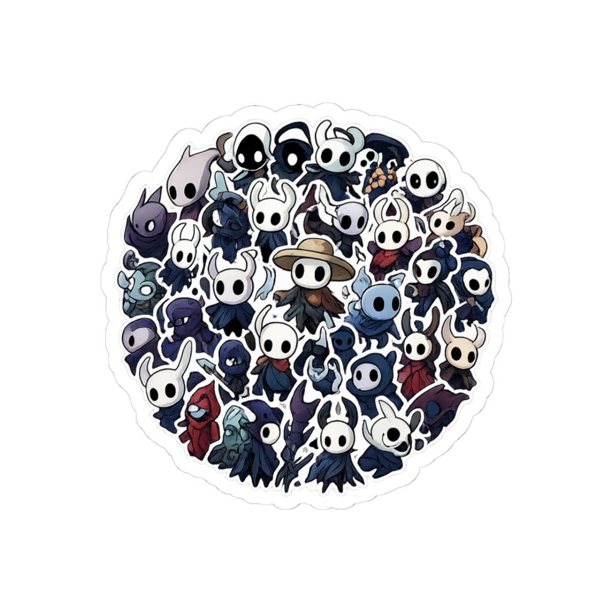 Hollow Knight Sticker Pack | Cute Cartoon Game Vinyl Decals - alternate angle 3, merchandise