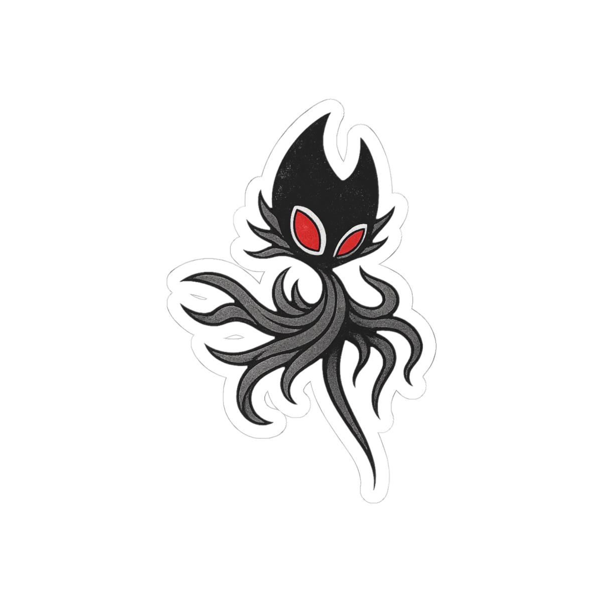 Hollow Knight Knight Figurine Classic Round Sticker | Cute Vinyl Decal