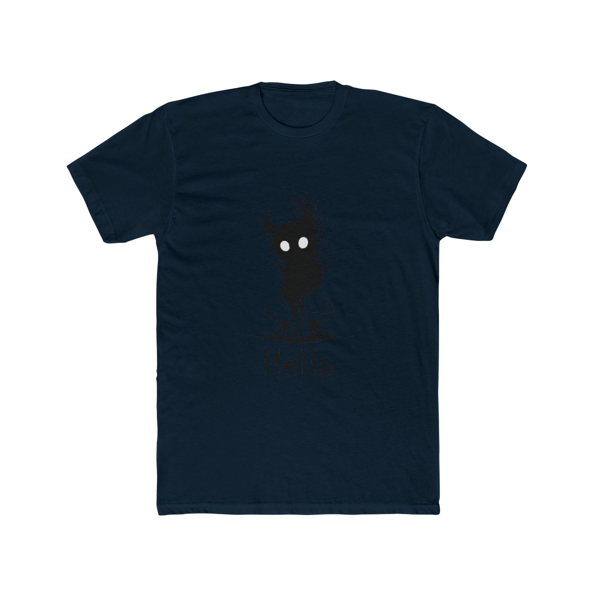 Surreal Ink Monster Hello Graphic T Shirt - alternate angle 3, merchandise