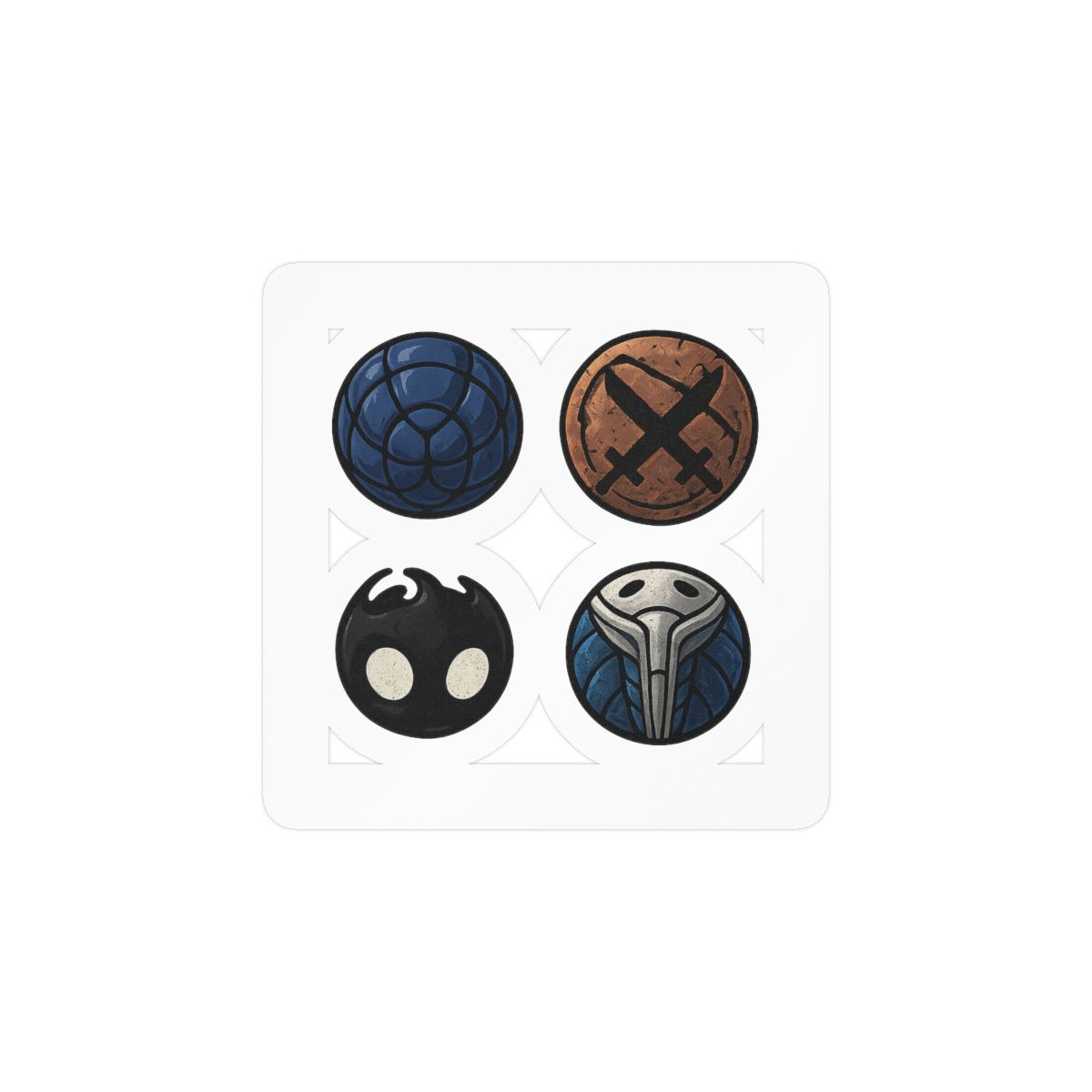 Hallownest Nail Knight Pack | Hollow Knight Stickers, Gaming Vinyl, Gamer Gift - alternate angle 2, merchandise