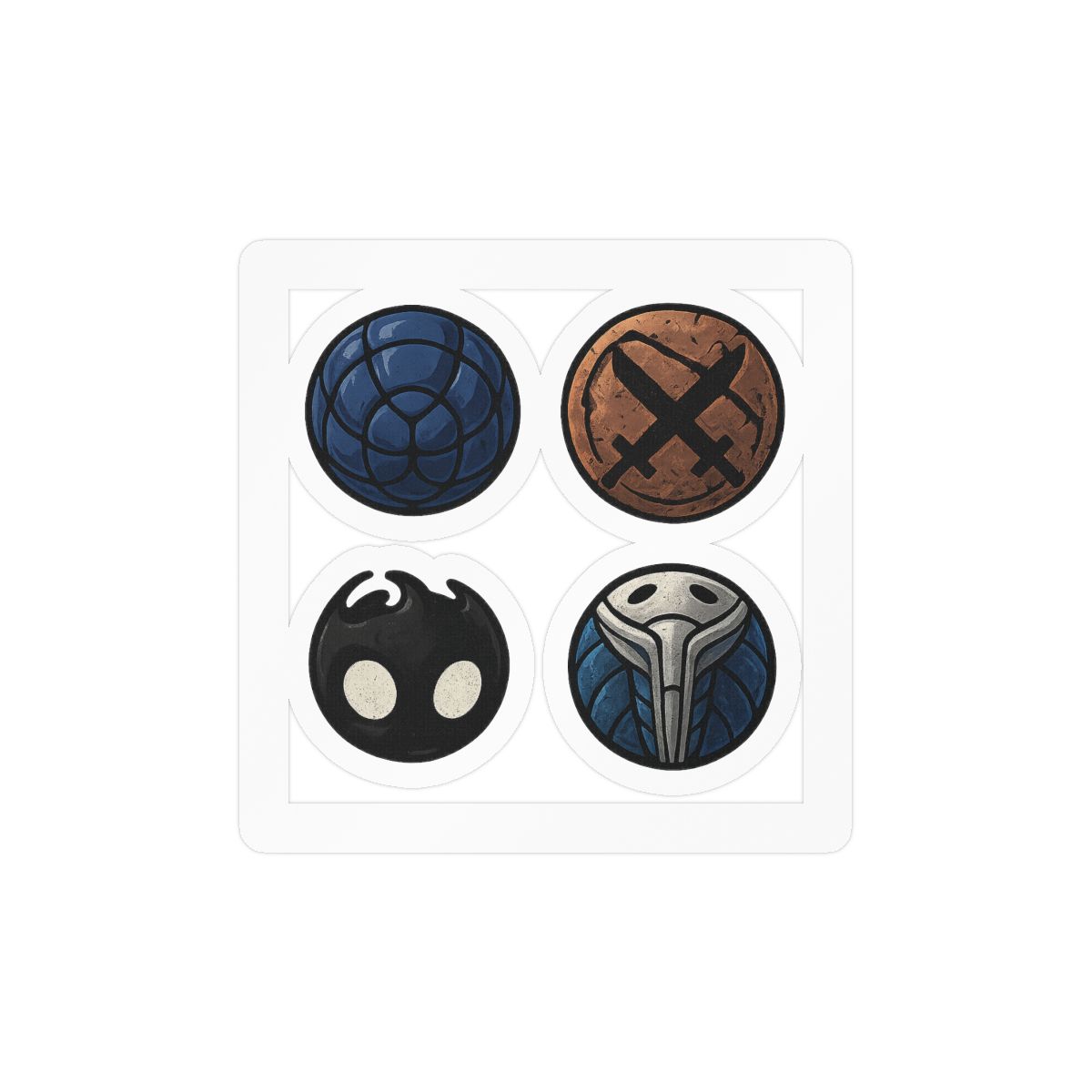 Hallownest Nail Knight Pack | Hollow Knight Stickers, Gaming Vinyl, Gamer Gift - alternate angle 3, merchandise