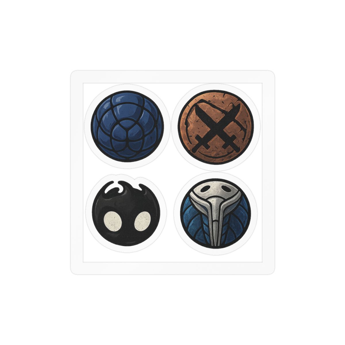 Hallownest Nail Knight Pack | Hollow Knight Stickers, Gaming Vinyl, Gamer Gift