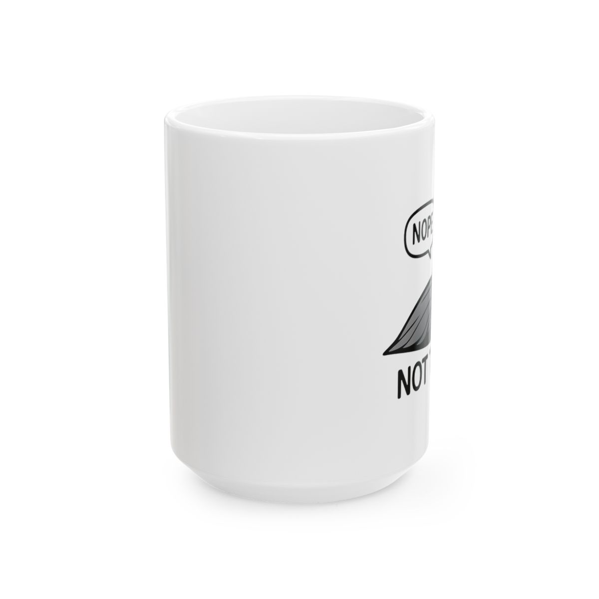 Hollow Knight "NOPE" Mug - alternate angle 1, merchandise