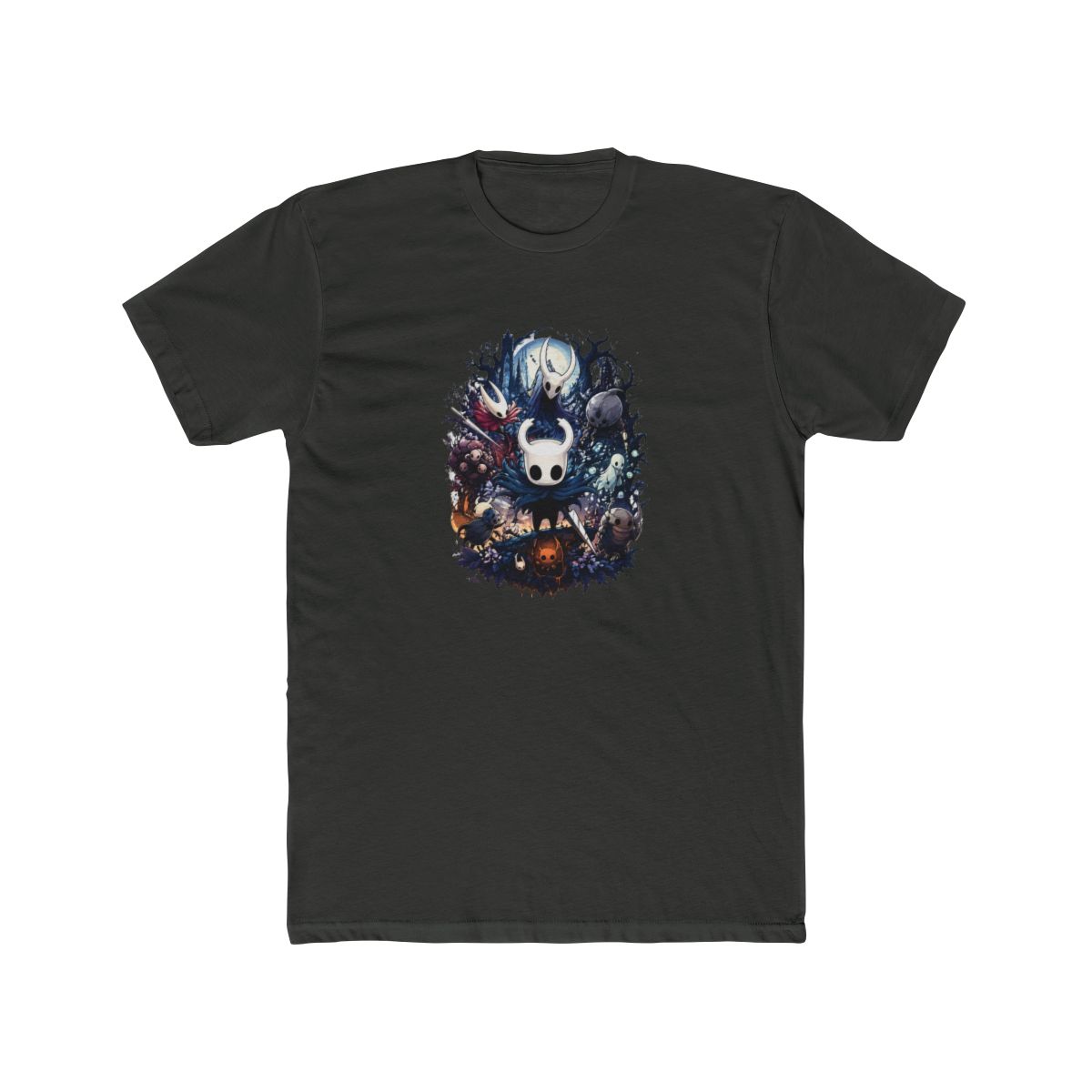 Hollow Knight Ghost Graffitti Colorful Graphic Col T Shirt - alternate angle 5, merchandise