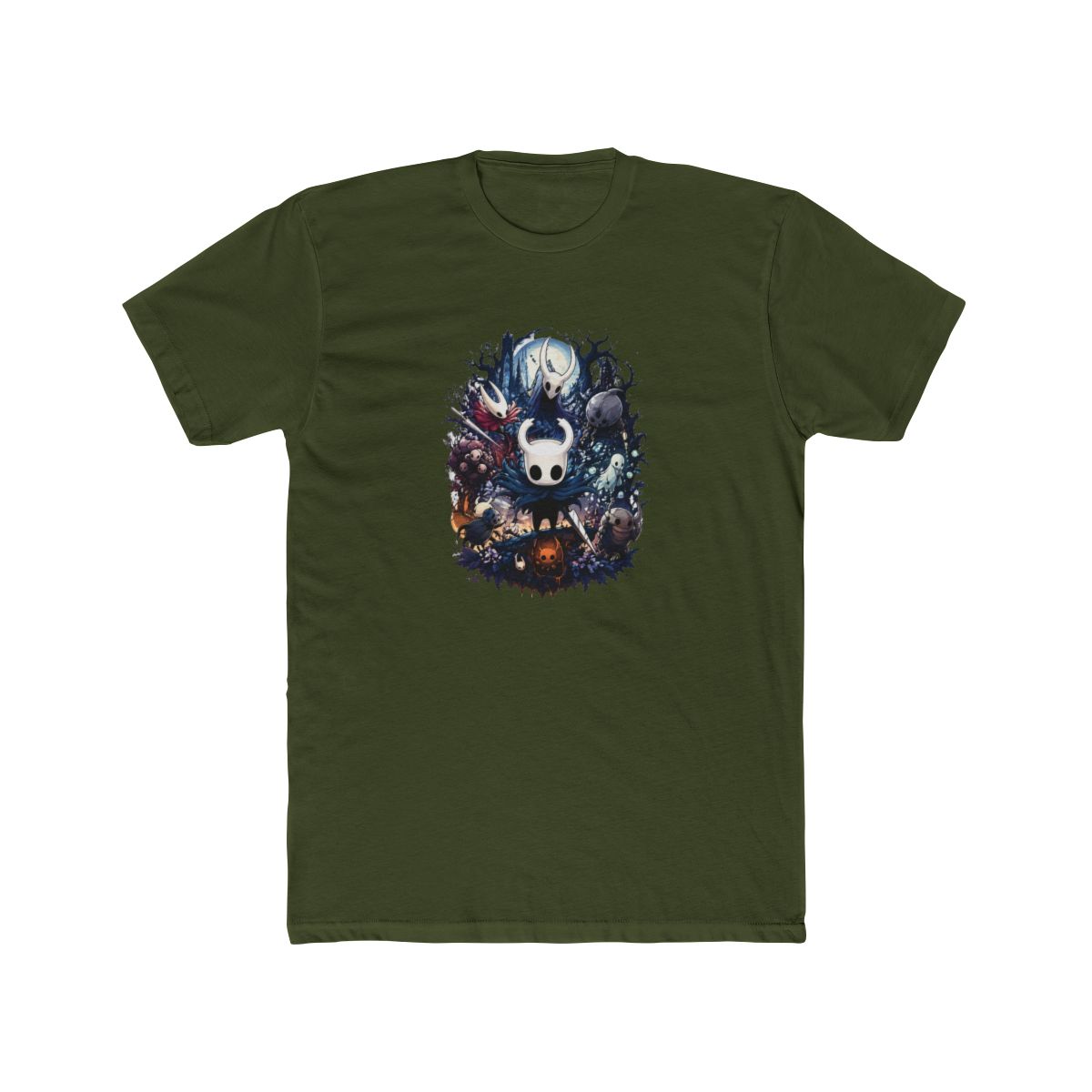 Hollow Knight Ghost Graffitti Colorful Graphic Col T Shirt - alternate angle 4, merchandise