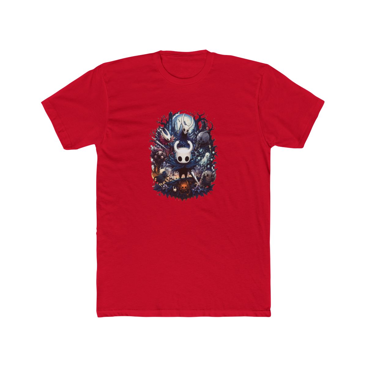 Hollow Knight Ghost Graffitti Colorful Graphic Col T Shirt - alternate angle 3, merchandise