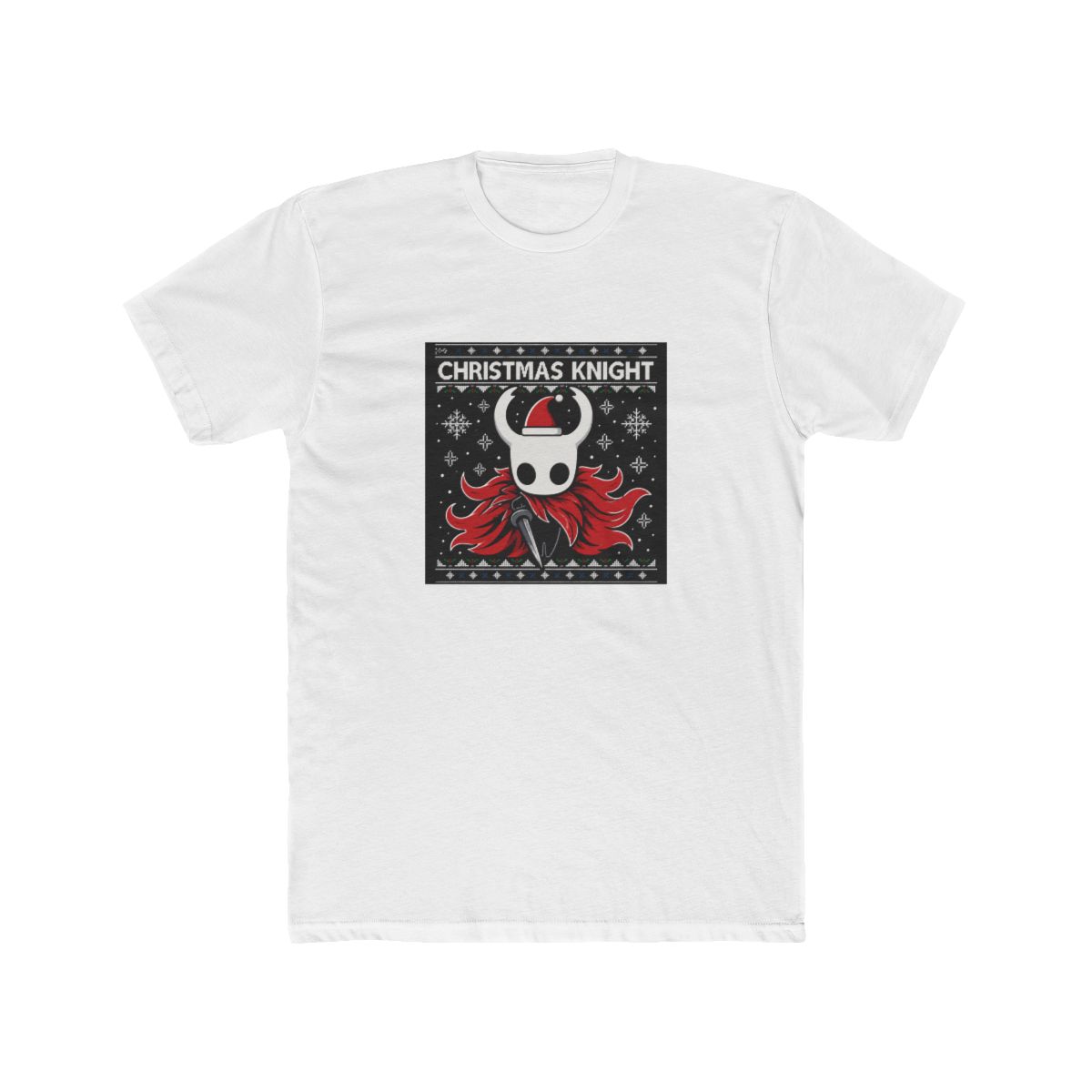Christmas Hollow Knight Knit T Shirt - alternate angle 2, merchandise