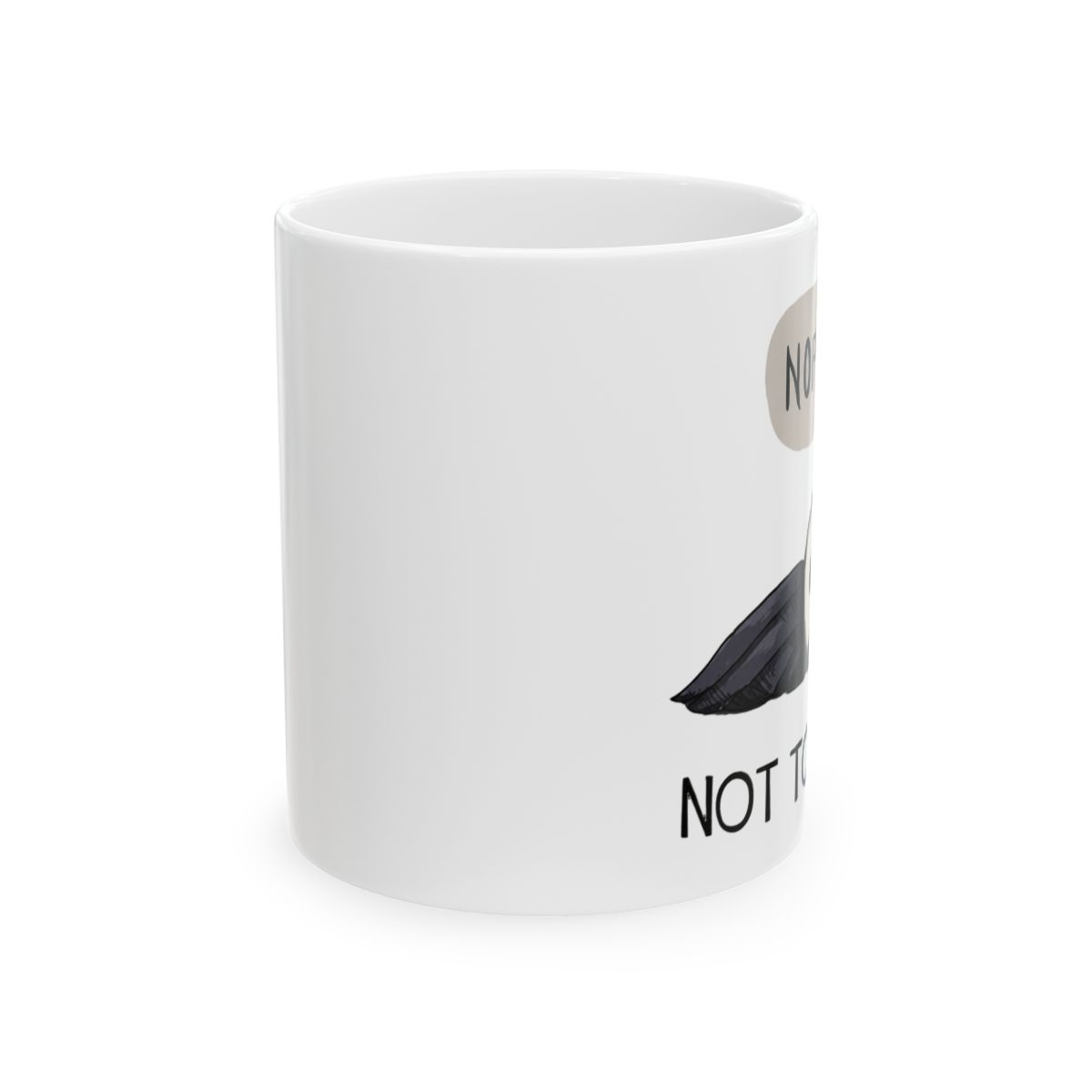 Hollow Knight "NOPE" Mug RACTER - alternate angle 1, merchandise