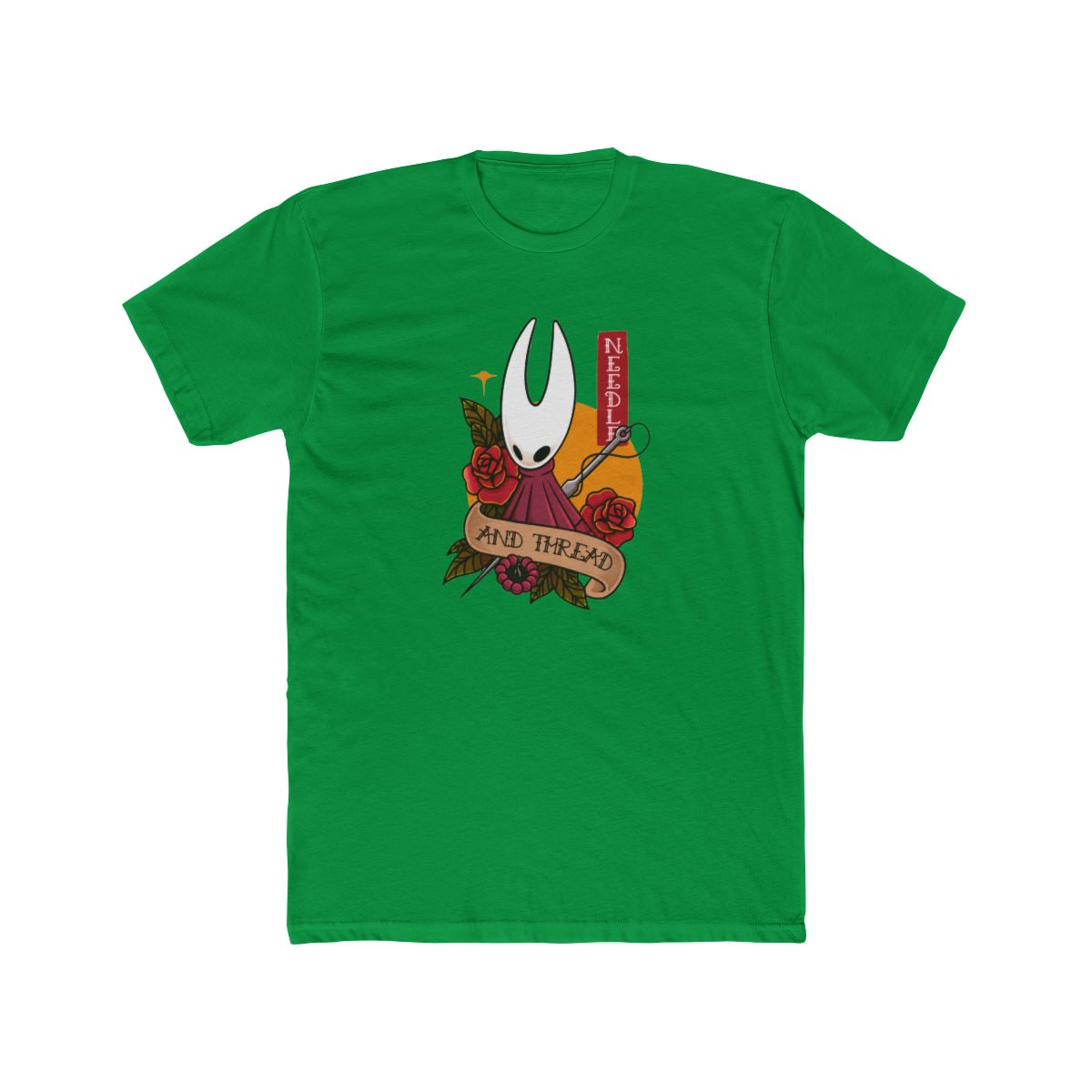 Hornet Needle & Thread Tattoo - Hollow Knight Silksong T Shirt - alternate angle 5, merchandise