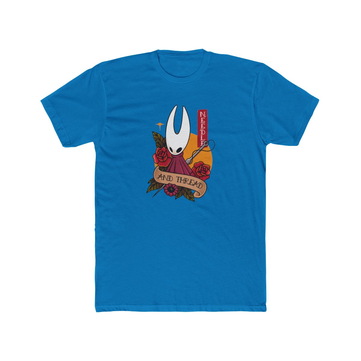 Hornet Needle & Thread Tattoo - Hollow Knight Silksong T Shirt - alternate angle 2, merchandise