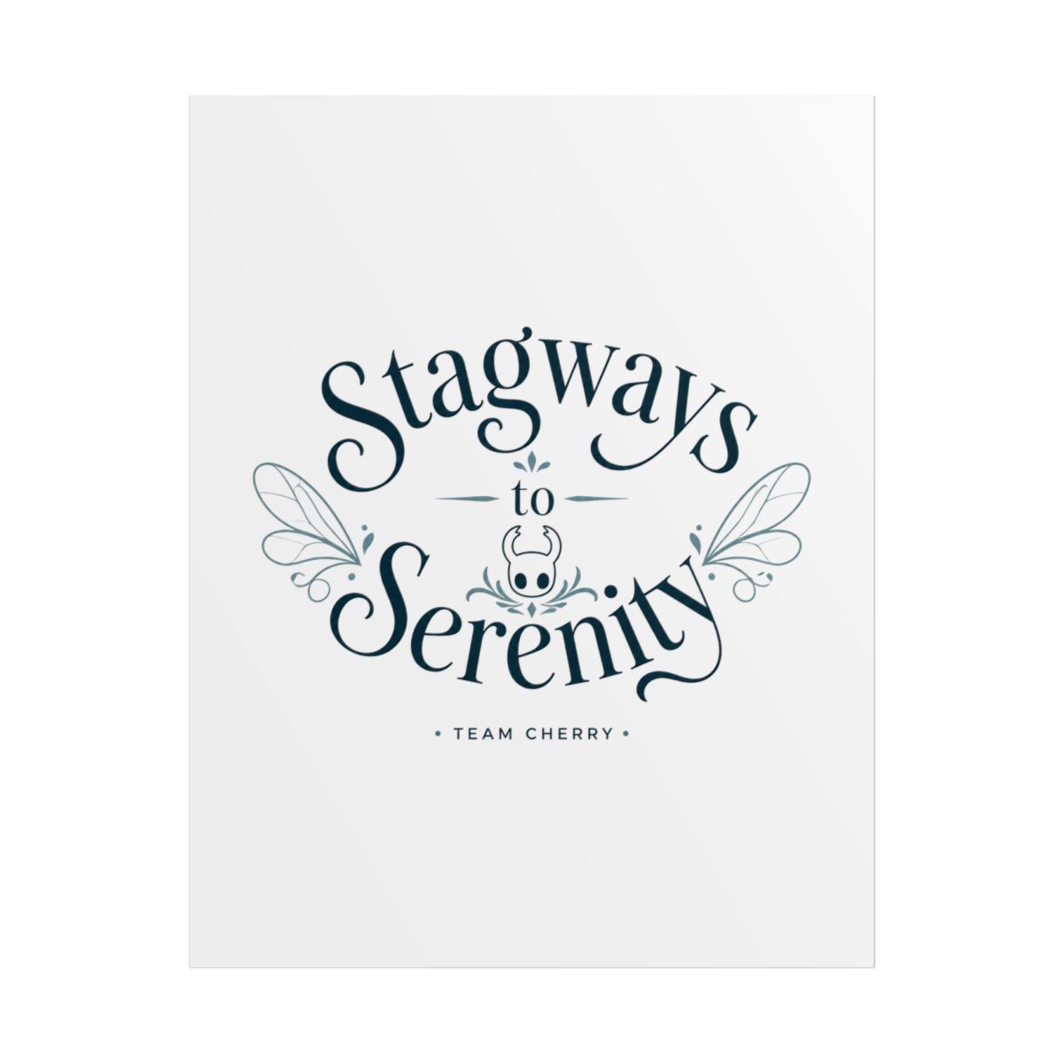 Hollow Knight "Stagways to Serenity" Poster - alternate angle 1, merchandise