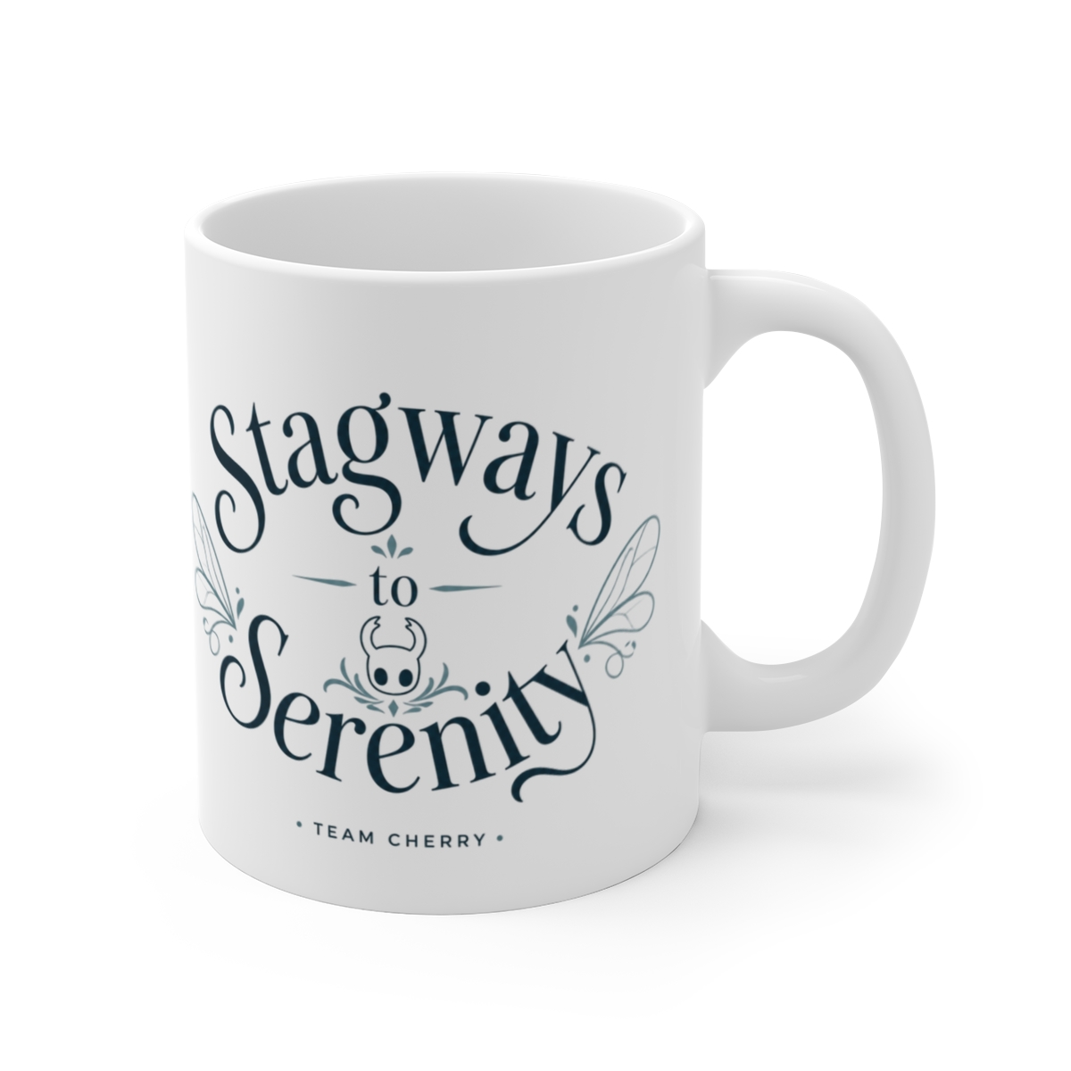 Hollow Knight "Stagways to Serenity" White Mug