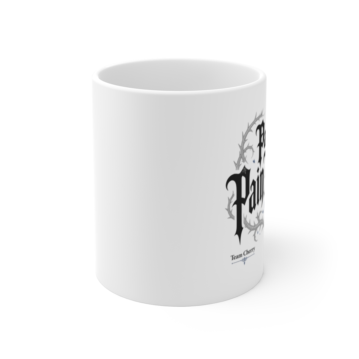 Hollow Knight "Path of Pain Mastery" White Mug - alternate angle 1, merchandise