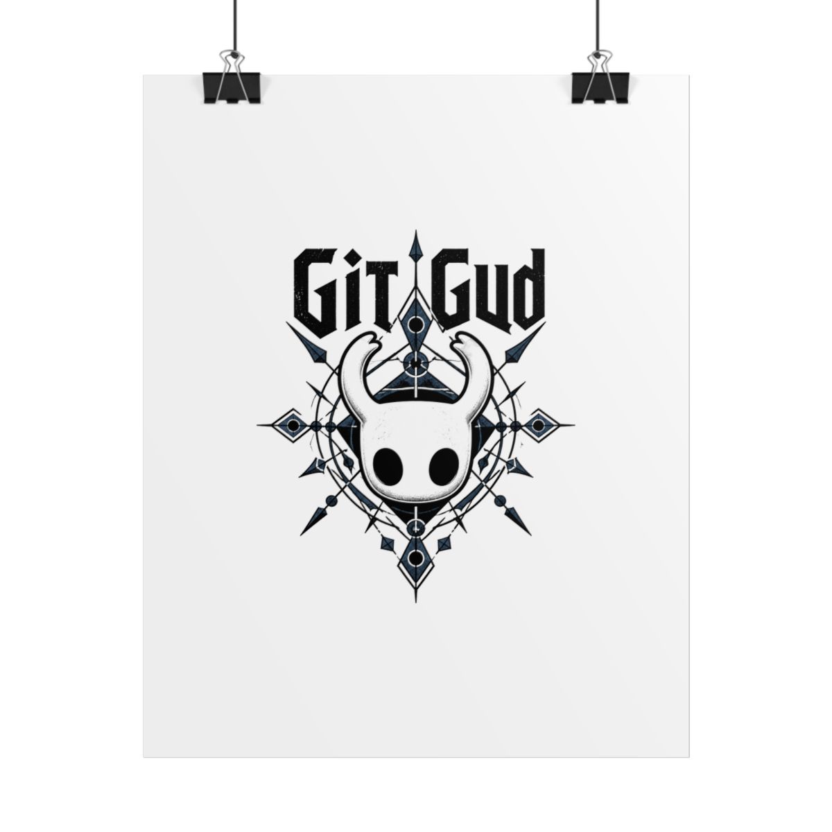 Hollow Knight "Git Gud" Poster
