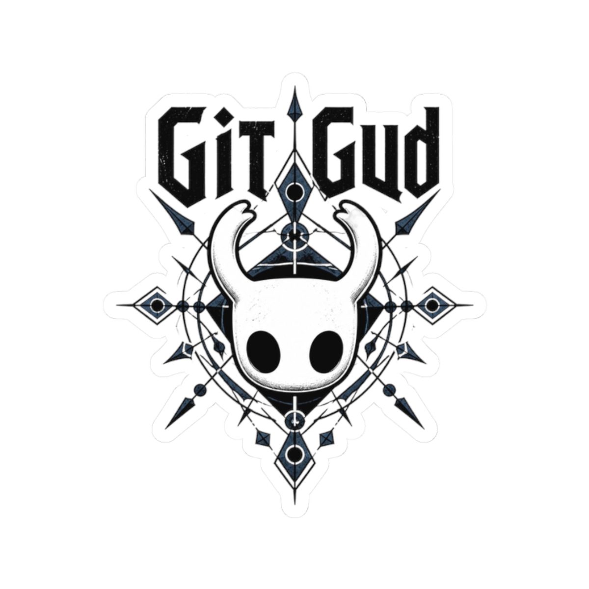 Hollow Knight "Git Gud" Sticker - Official Stickers merchandise