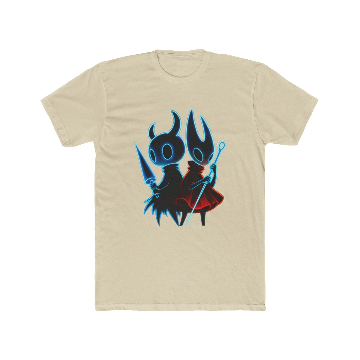 Hollow knight silksong Ghost and Hornet back to back T Shirt - alternate angle 4, merchandise